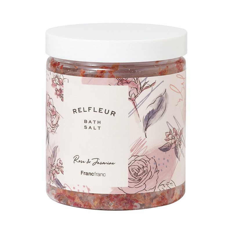 RELFLEUR BATH SALT PINK (ROSE & JASMINE)