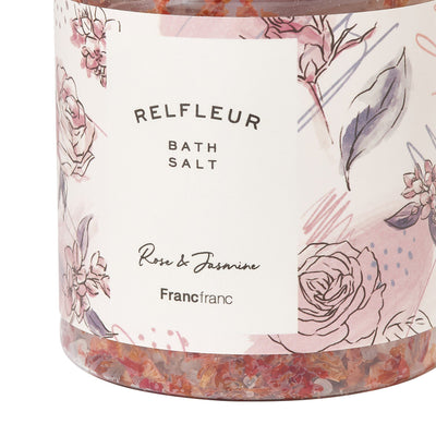 RELFLEUR BATH SALT PINK (ROSE & JASMINE)