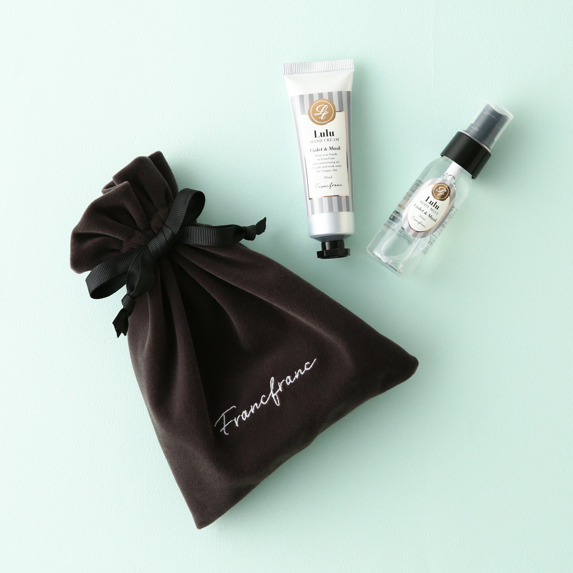 LULU HAND CREAM GIFTSET VELOR GRAY