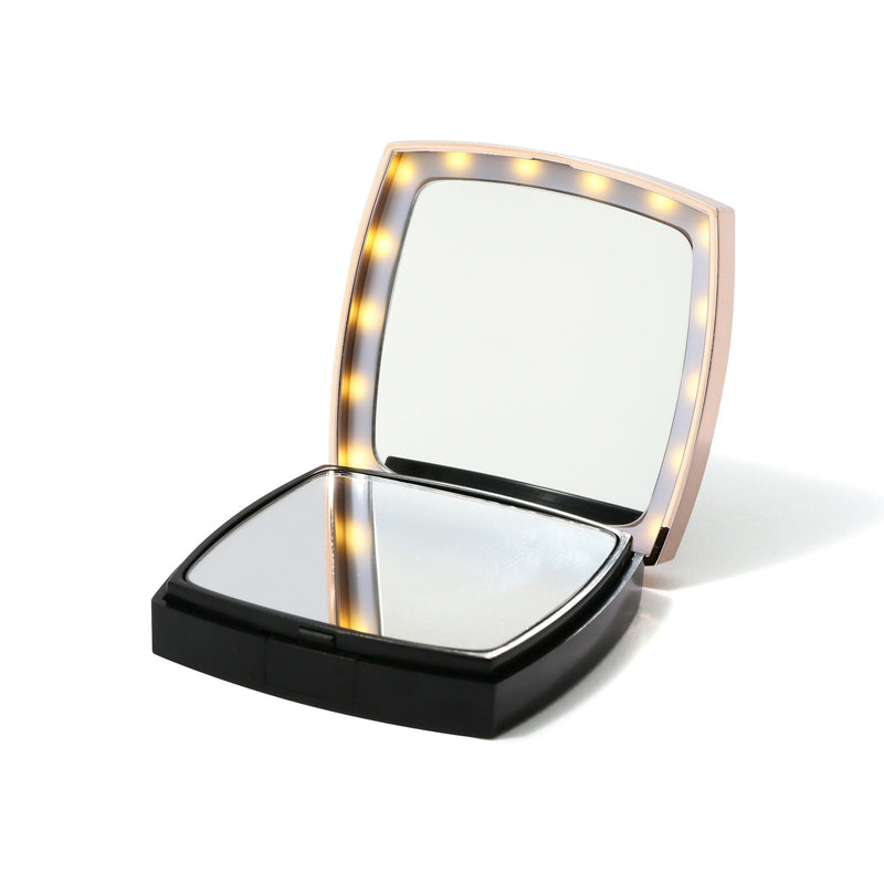 BLANCHE LED COMPACT MIRROR Black