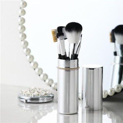 TIARA BRUSH SET SILVER