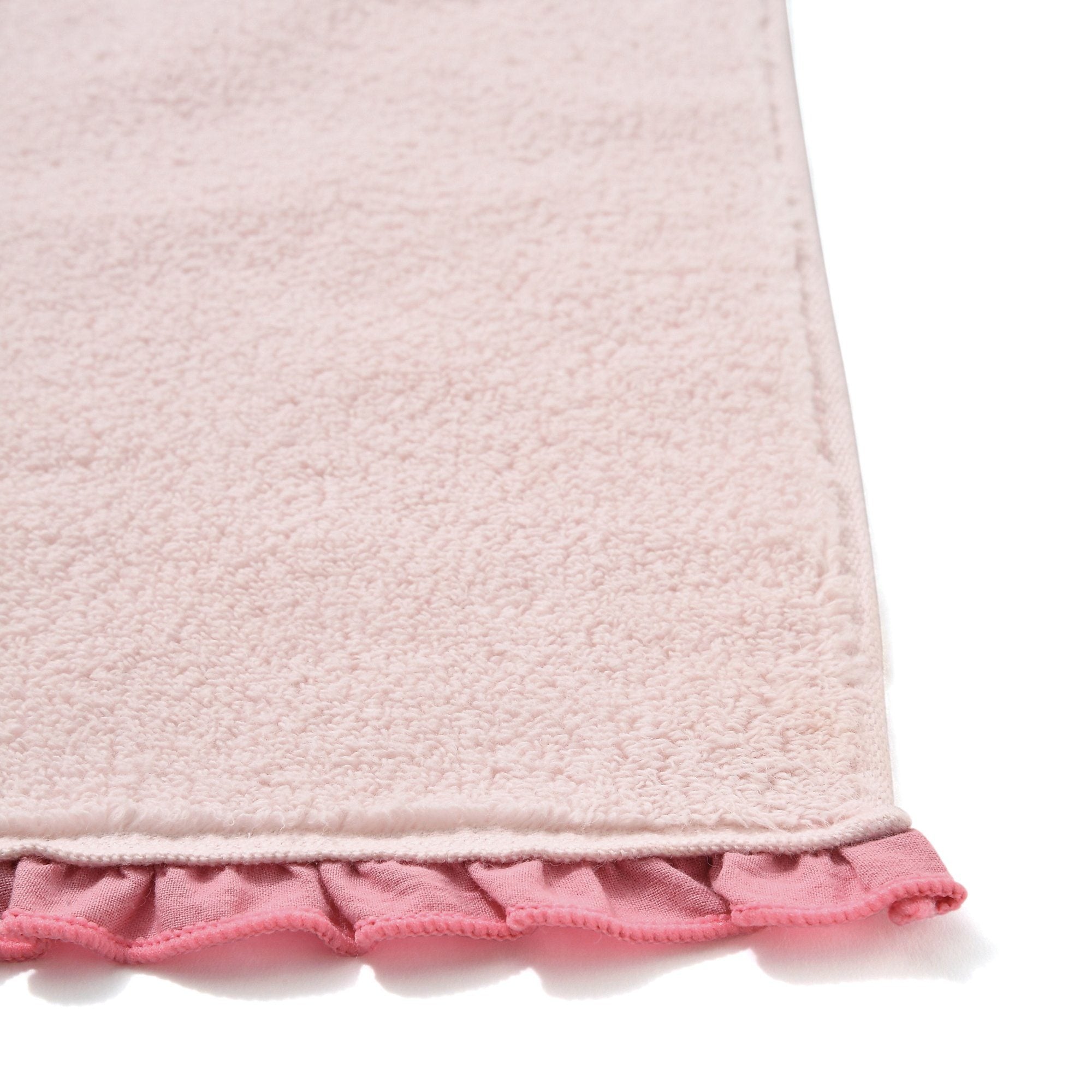 FUWASARA Bath and Face Towel Set Pink