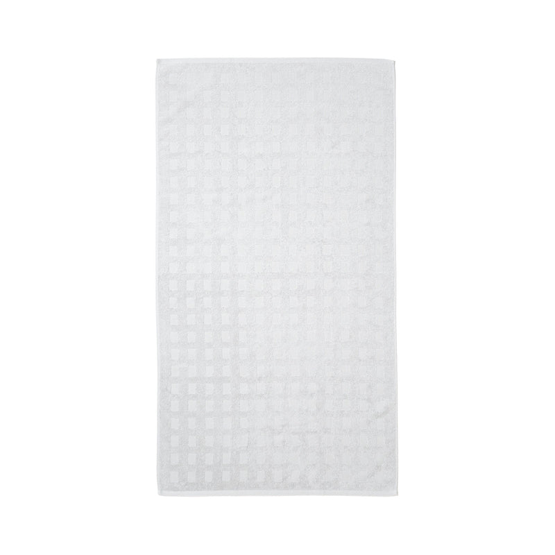 Vale Set Bath Towel Heart White