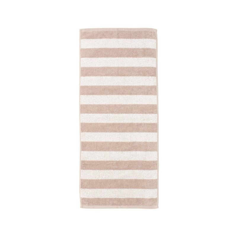 22AW Vale Face Towel BORDER BEIGE