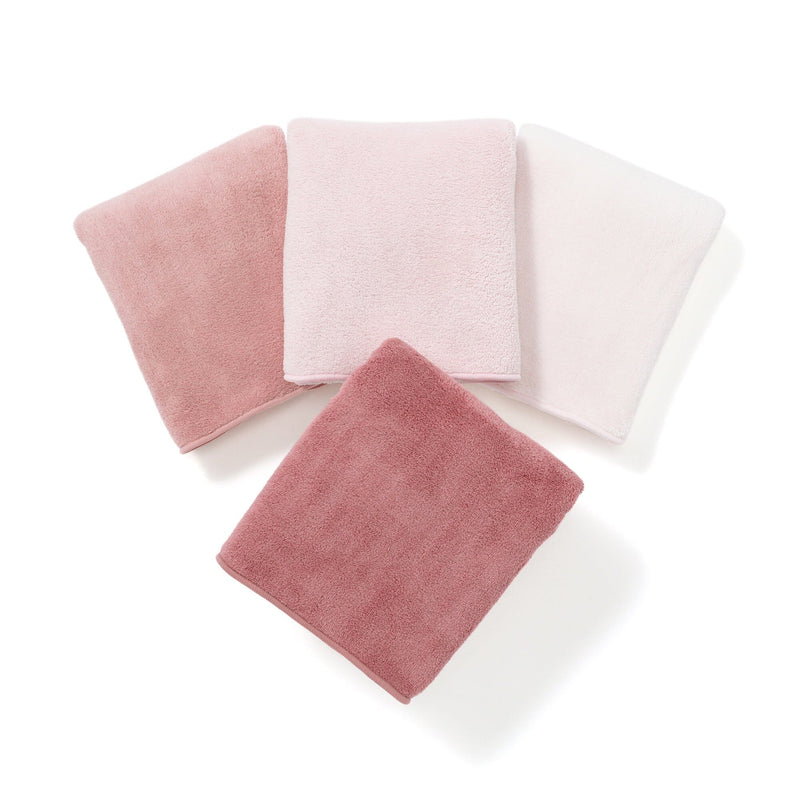 Microfiber 4Set Face Towel Pink