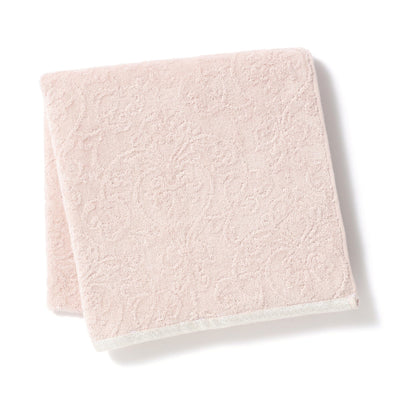 Antibacterial Deodorant Ornament Bath Towel Pink
