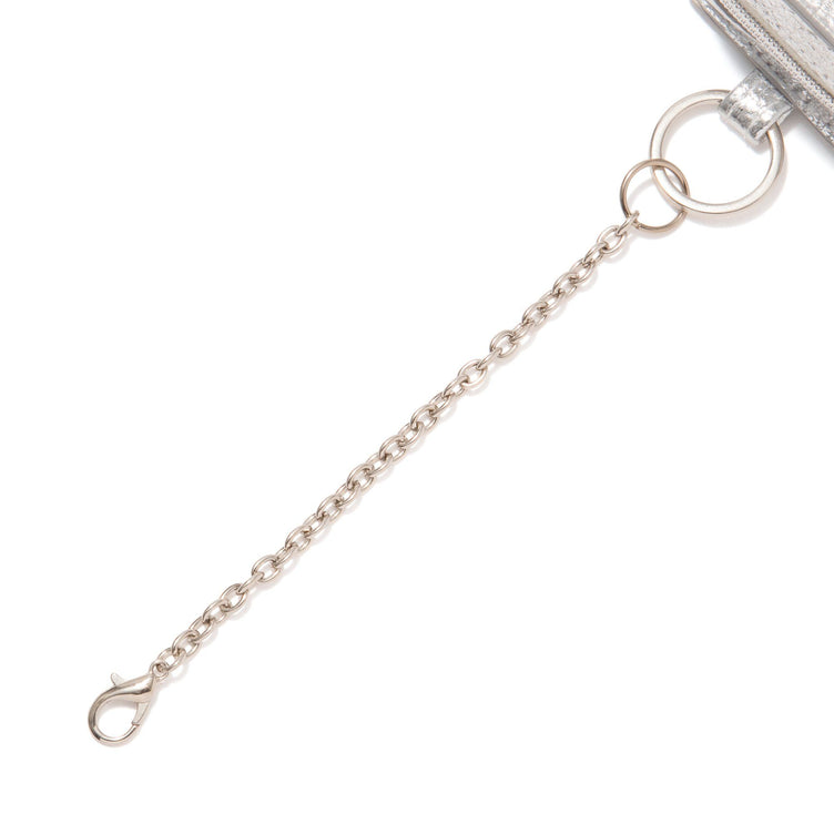 BAGCHARM ECOBAG TYPO SILVER