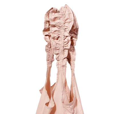 KUSHURAKU ECO BAG FRILL PINK