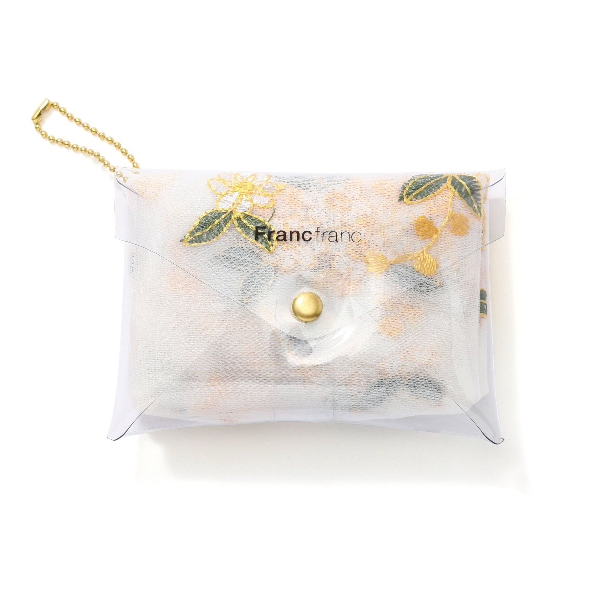 TULLE bag YELLOW x WHITE