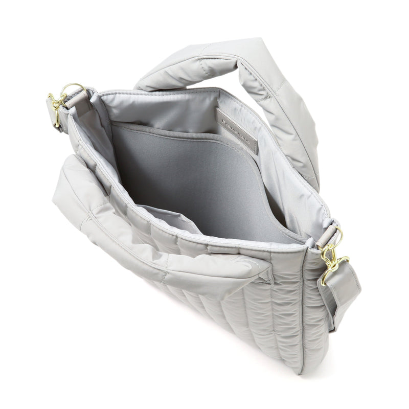QUILTING PC BAG GRAY