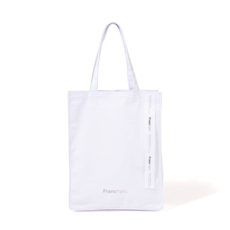 Logo Tote M White