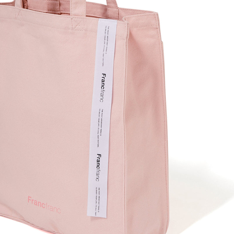 Logo Tote M Pink