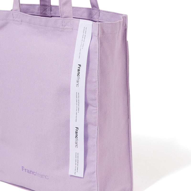 Logo Tote M Purple