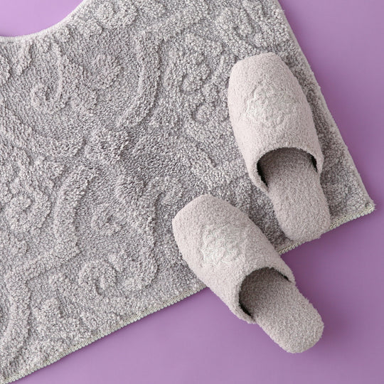 WASHABLE FIEELE ROOM SHOES GRAY