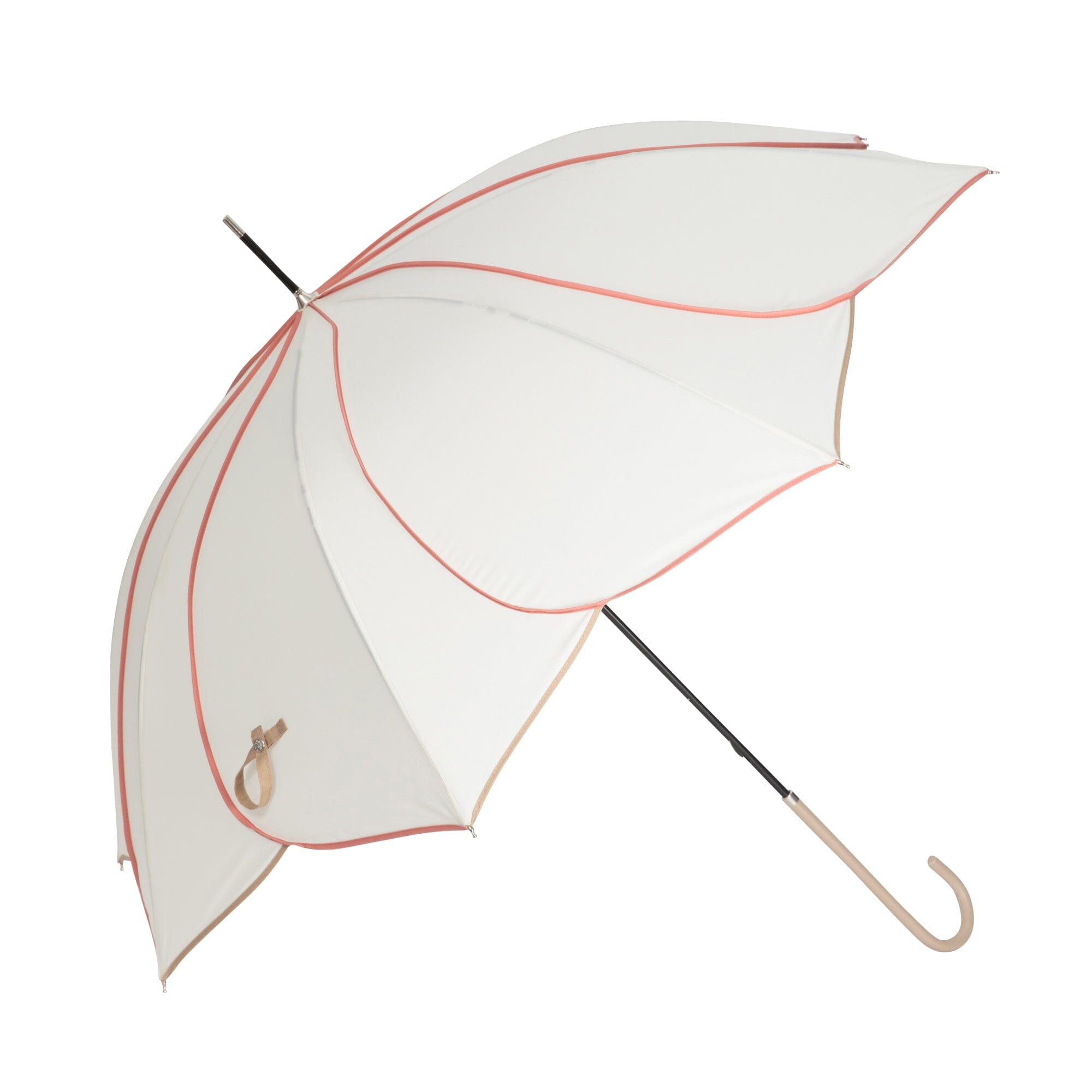 Bicolor Piping Umbrella White