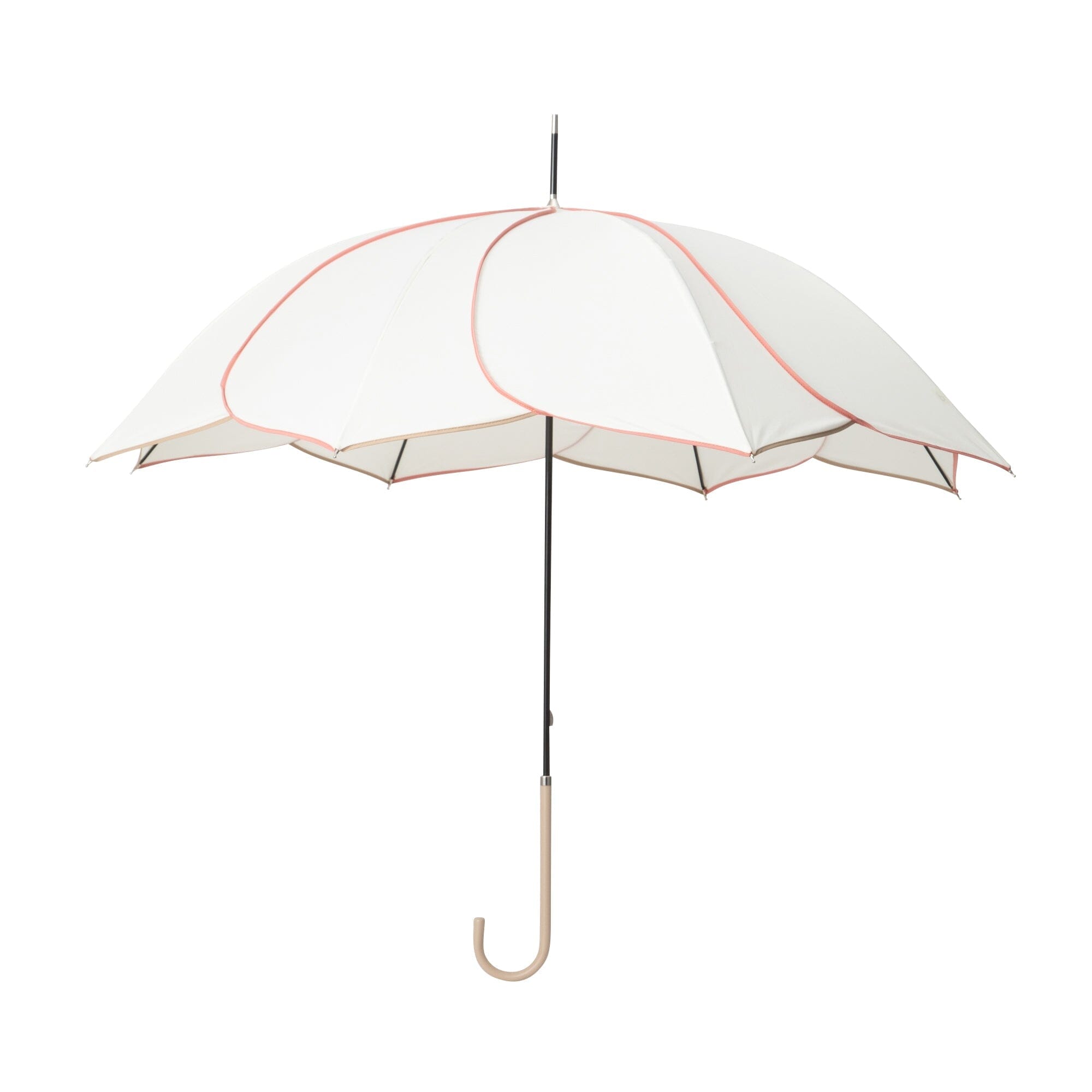 Bicolor Piping Umbrella White