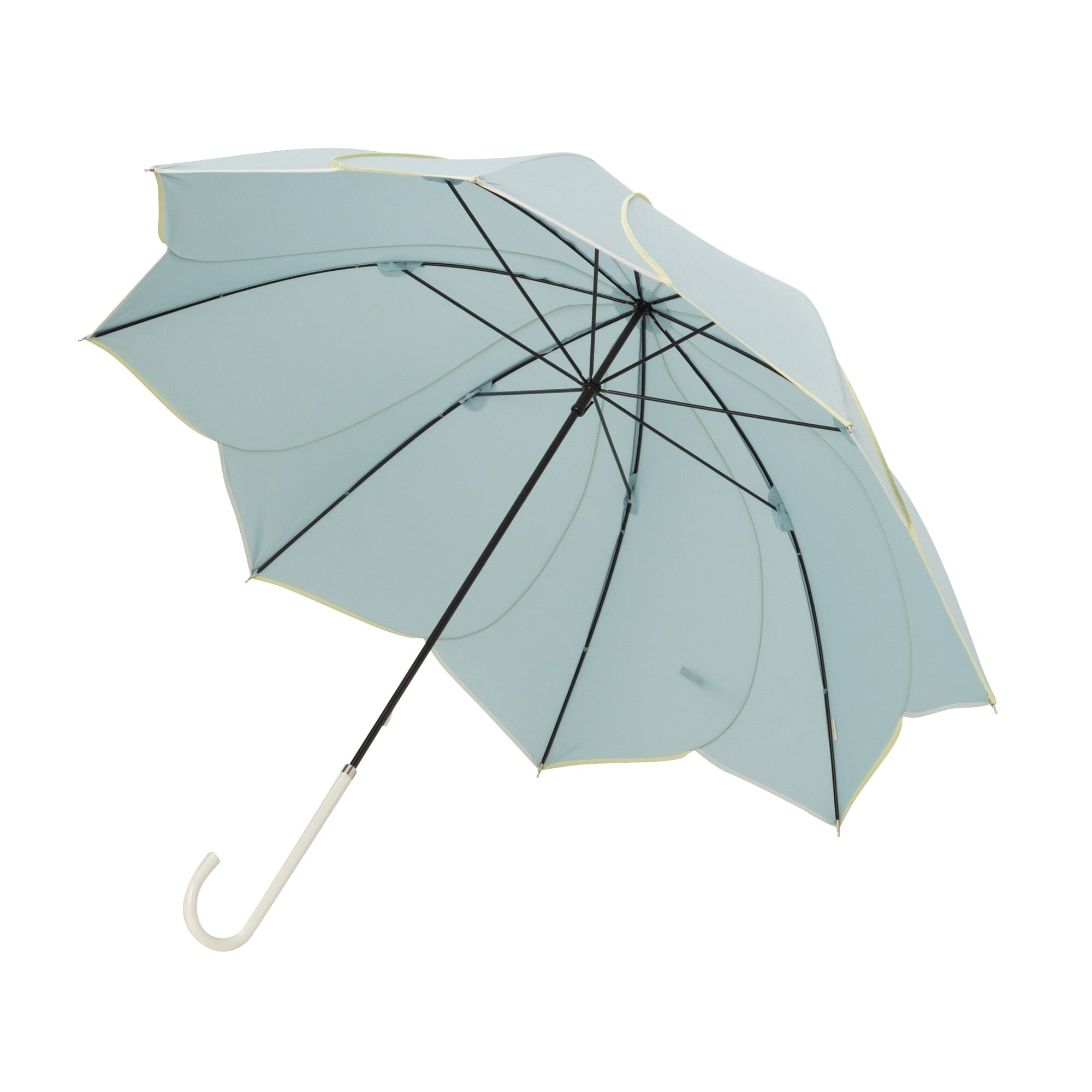 Bicolor Piping Umbrella Green 58Cm