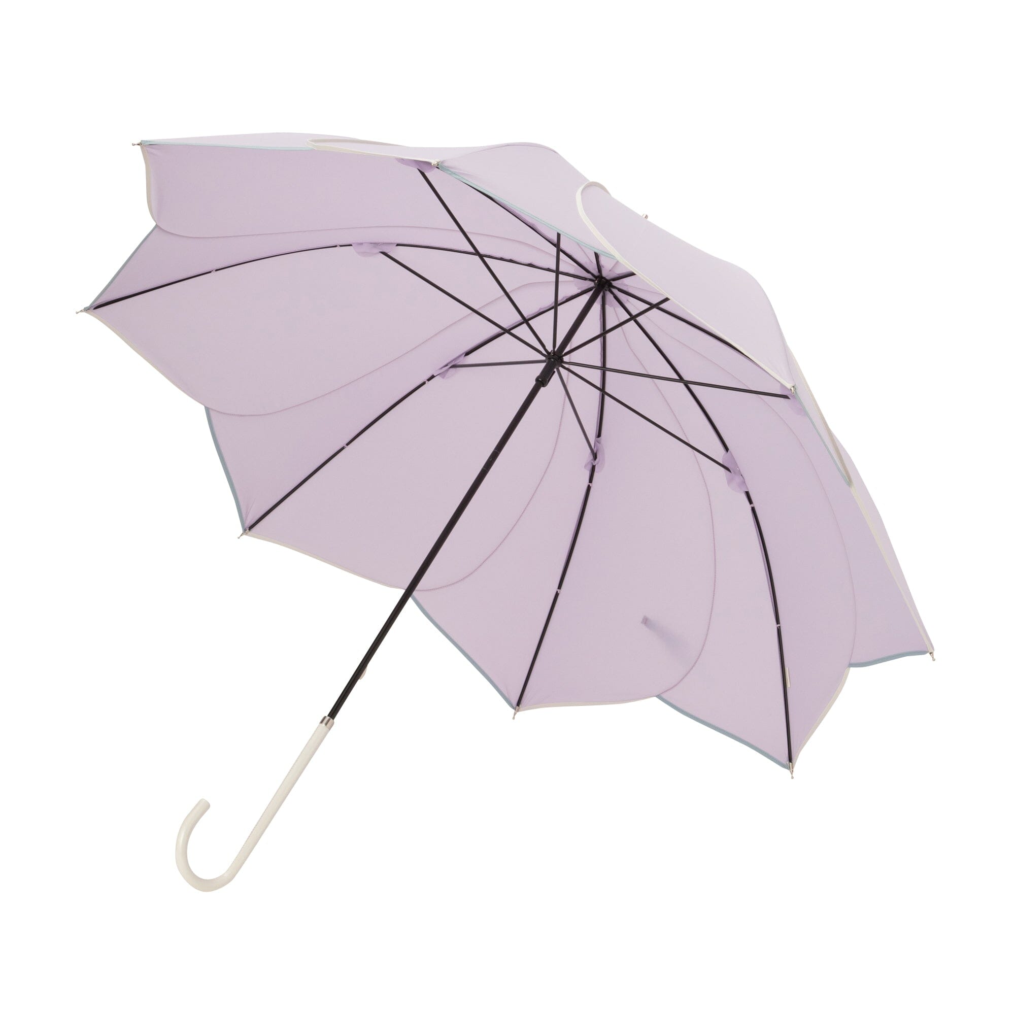 Bicolor Piping Umbrella Purple 58Cm