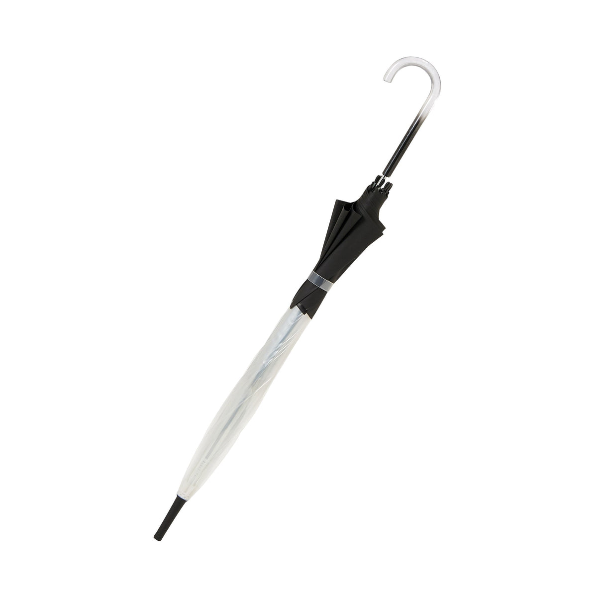 PLUIE PLASTIC UMBRELLA 58 BLACK