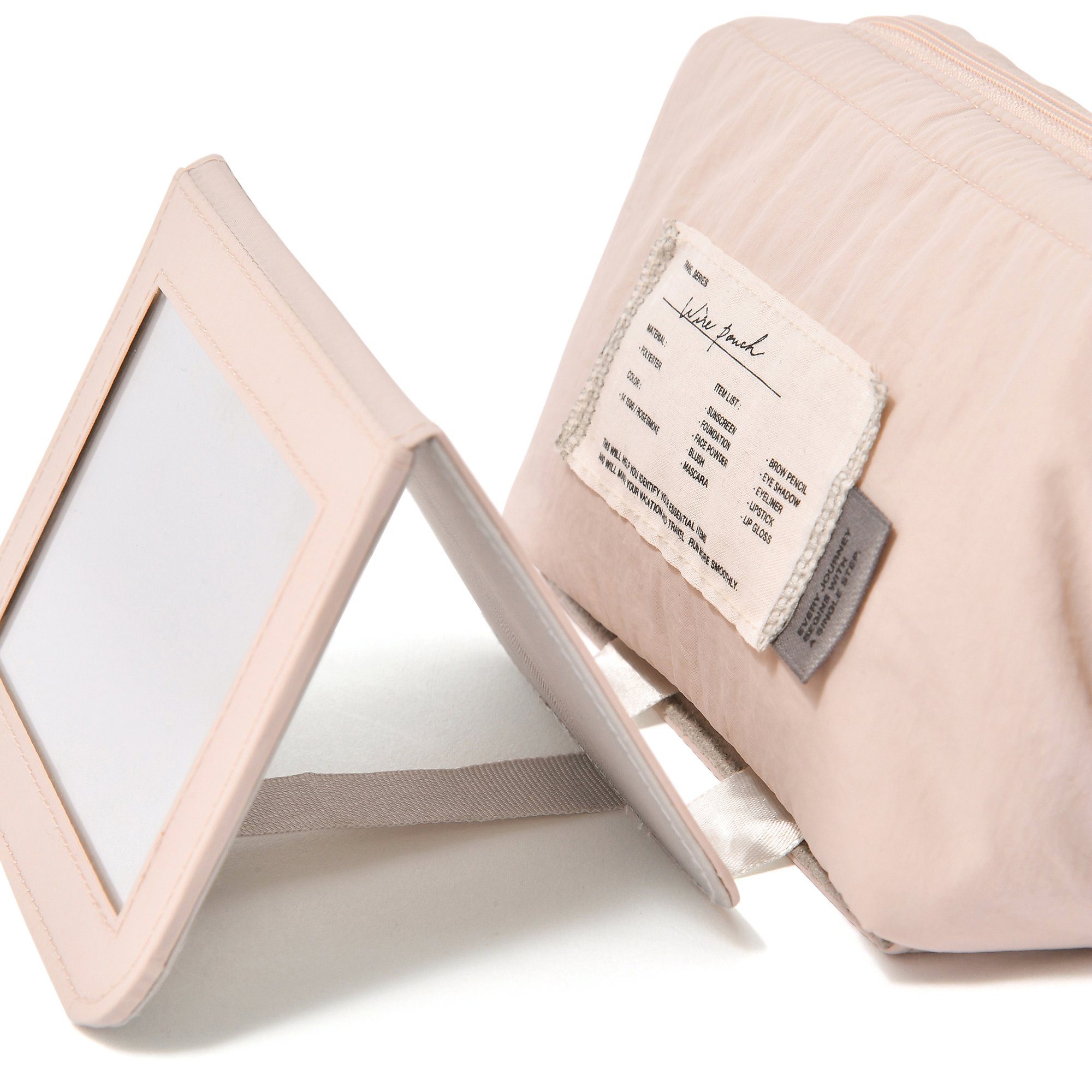 VOYAGE WIRE POUCH BEIGE