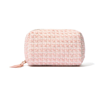 TWEED POUCH SMALL PINK