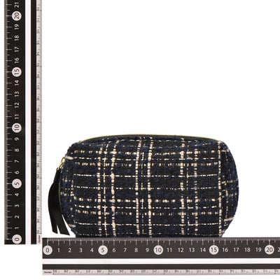 TWEED POUCH SMALL BLACK