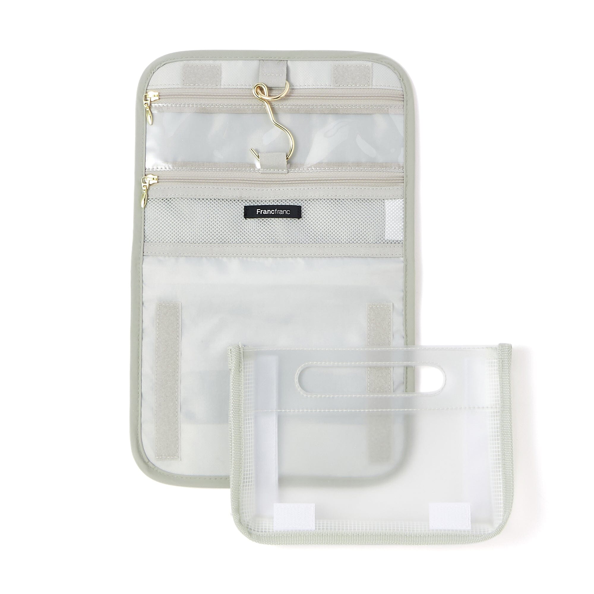 Quilting Hanging Pouch Medium Gray