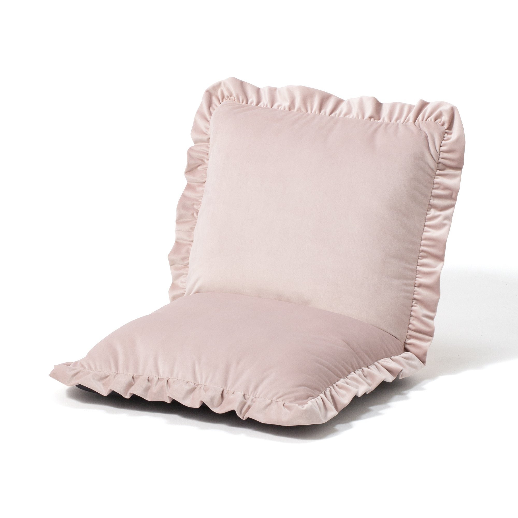 CALIN FLOOR CHAIR Pink (W570 × D545 ～ 920 × H150 ～ 490)