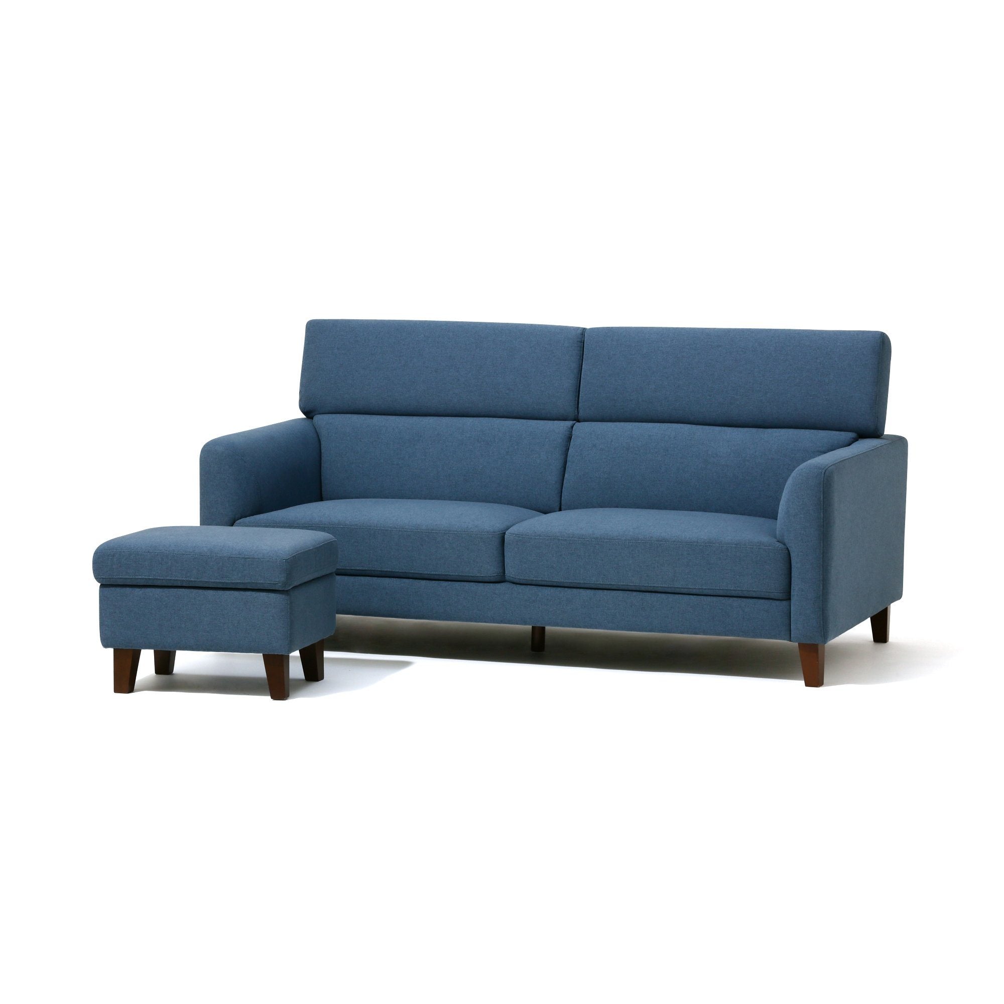 AGET OTTOMAN NAVY (W560×D430×H425)