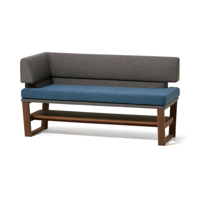 RASSEM Couch Right Dark Gray X Navy (W1350 × D595 × H730)
