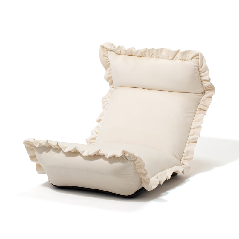 CALIN Floor Chair HIGH Back W610×D690～1480×H150～760 WHITE