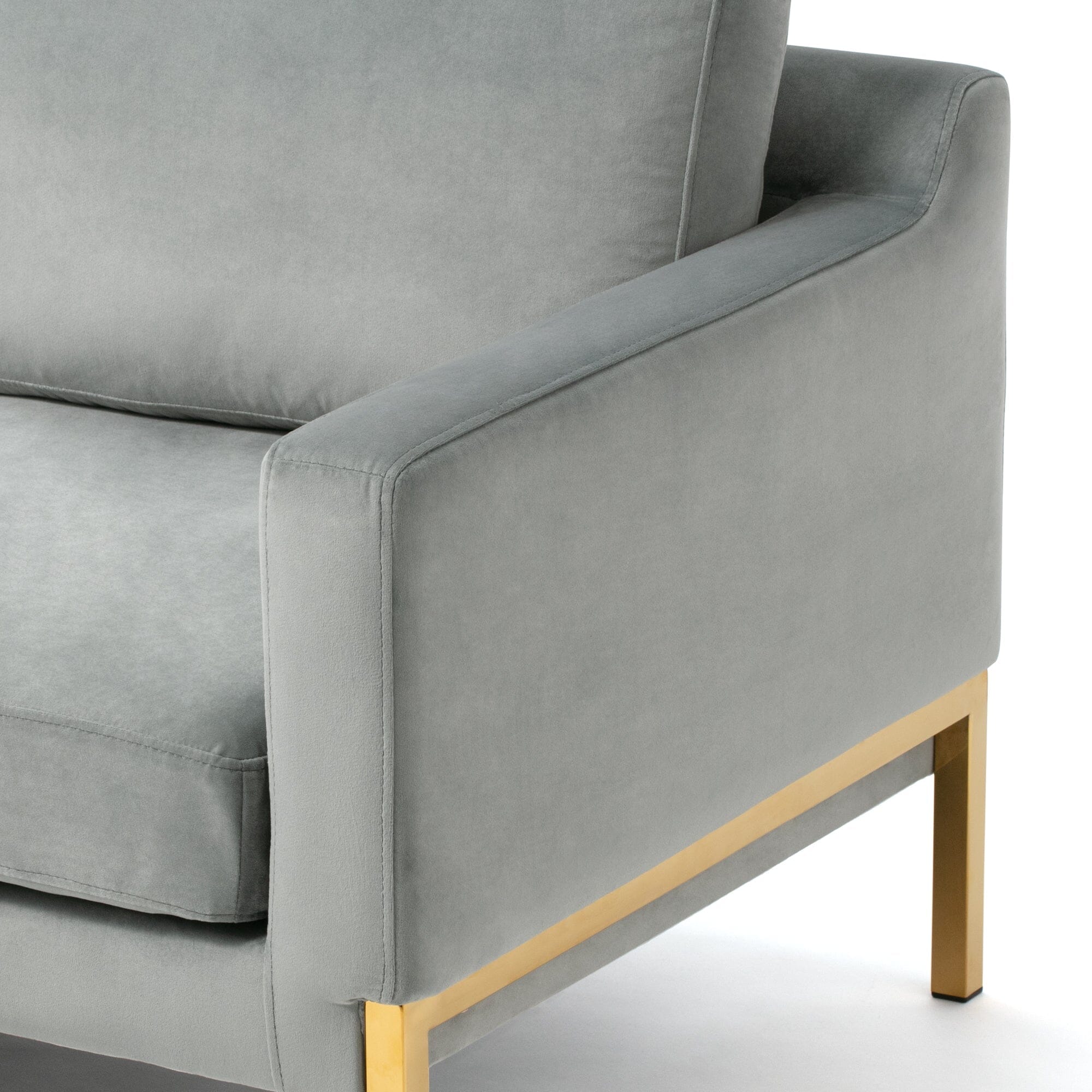 Splen Sofa 2S Green x Gold W1280×D1245×H730