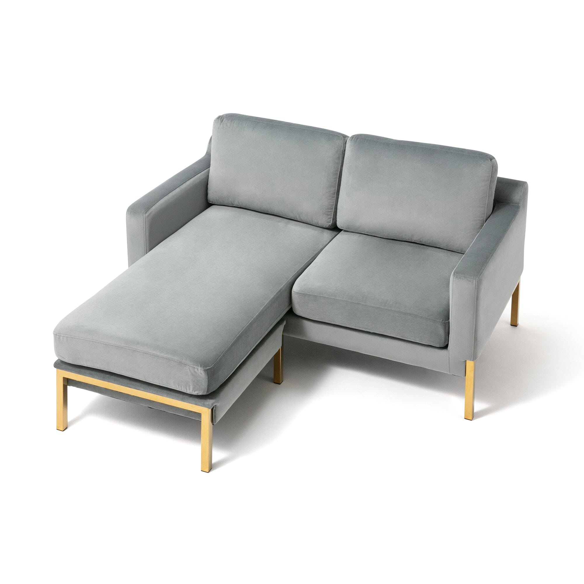Splen Sofa 2S Green x Gold W1280×D1245×H730