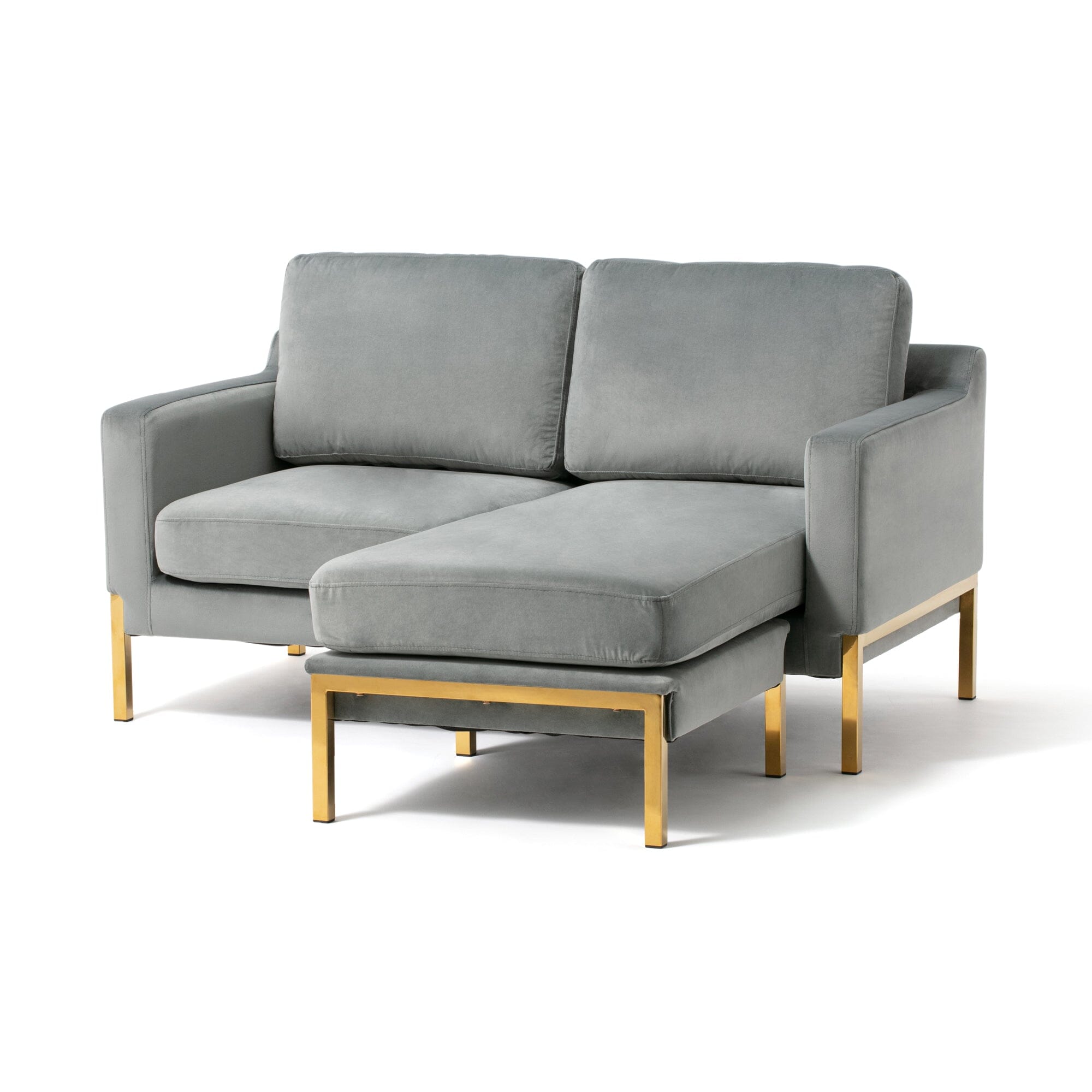 Splen Sofa 2S Green x Gold W1280×D1245×H730