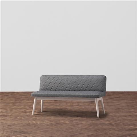 PIONI Sofa Gray x White (W1350 × D537 × H740)