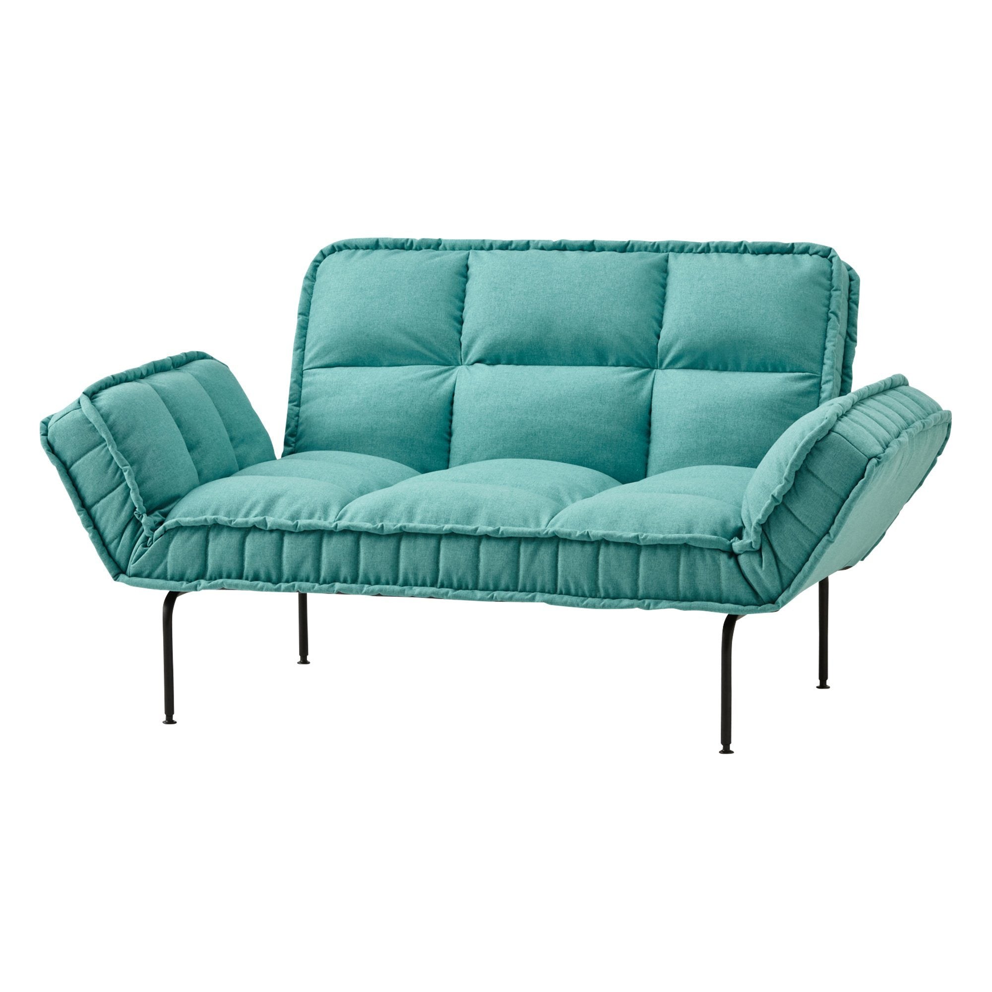 Pisolare Compact Sofa Bed Turquoise (W1270-1720× D790 ～ 910 × H730 ～ 770)