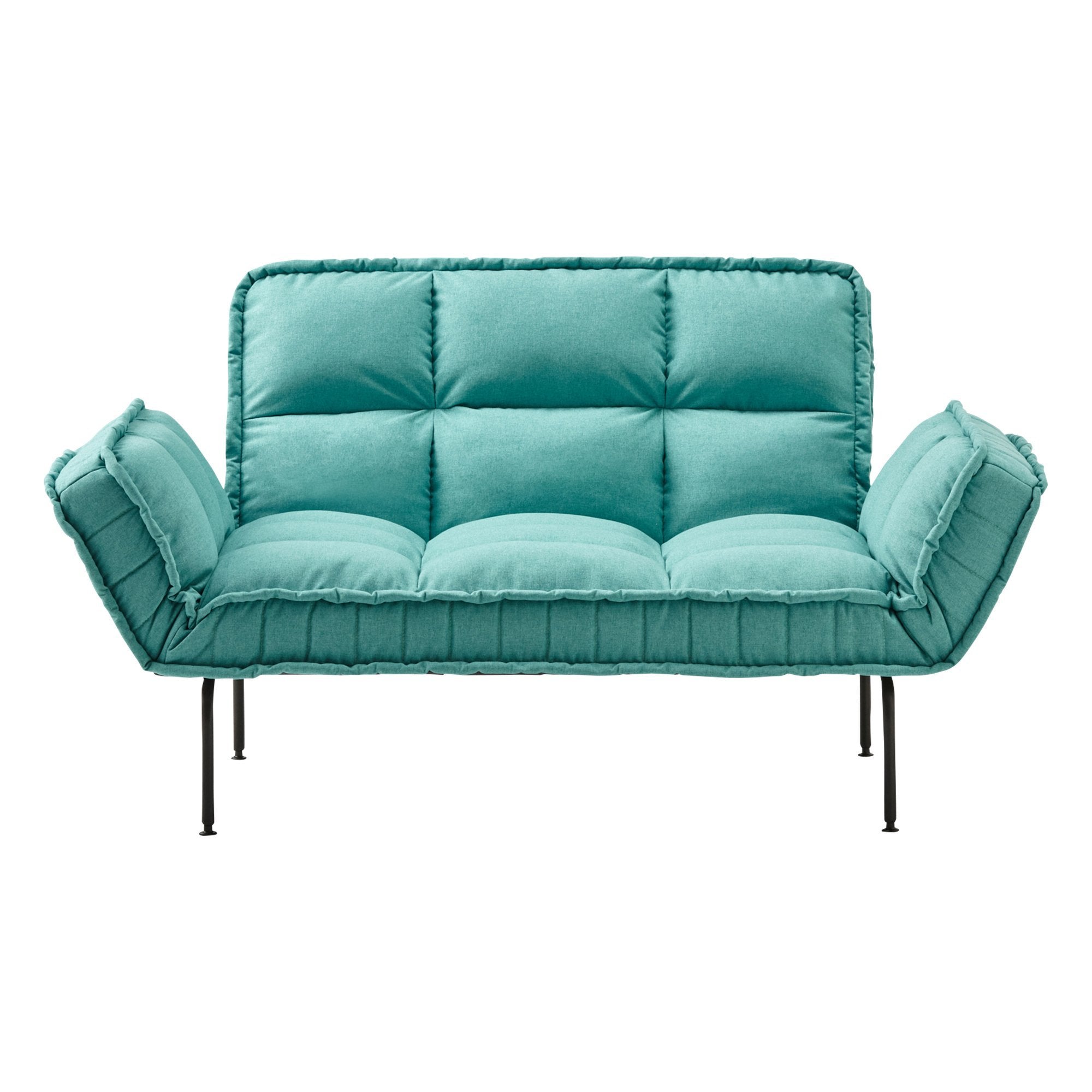 Pisolare Compact Sofa Bed Turquoise (W1270-1720× D790 ～ 910 × H730 ～ 770)