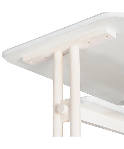 PIONI Dining Table White (W1200 × D750 × H720)