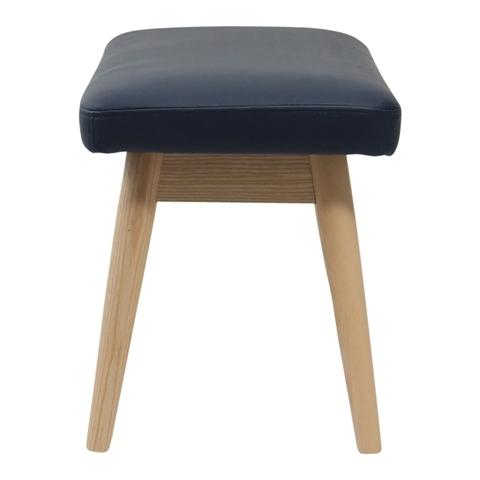 PIONI Bench Navy x Natural (W1150 × D380 × H440)