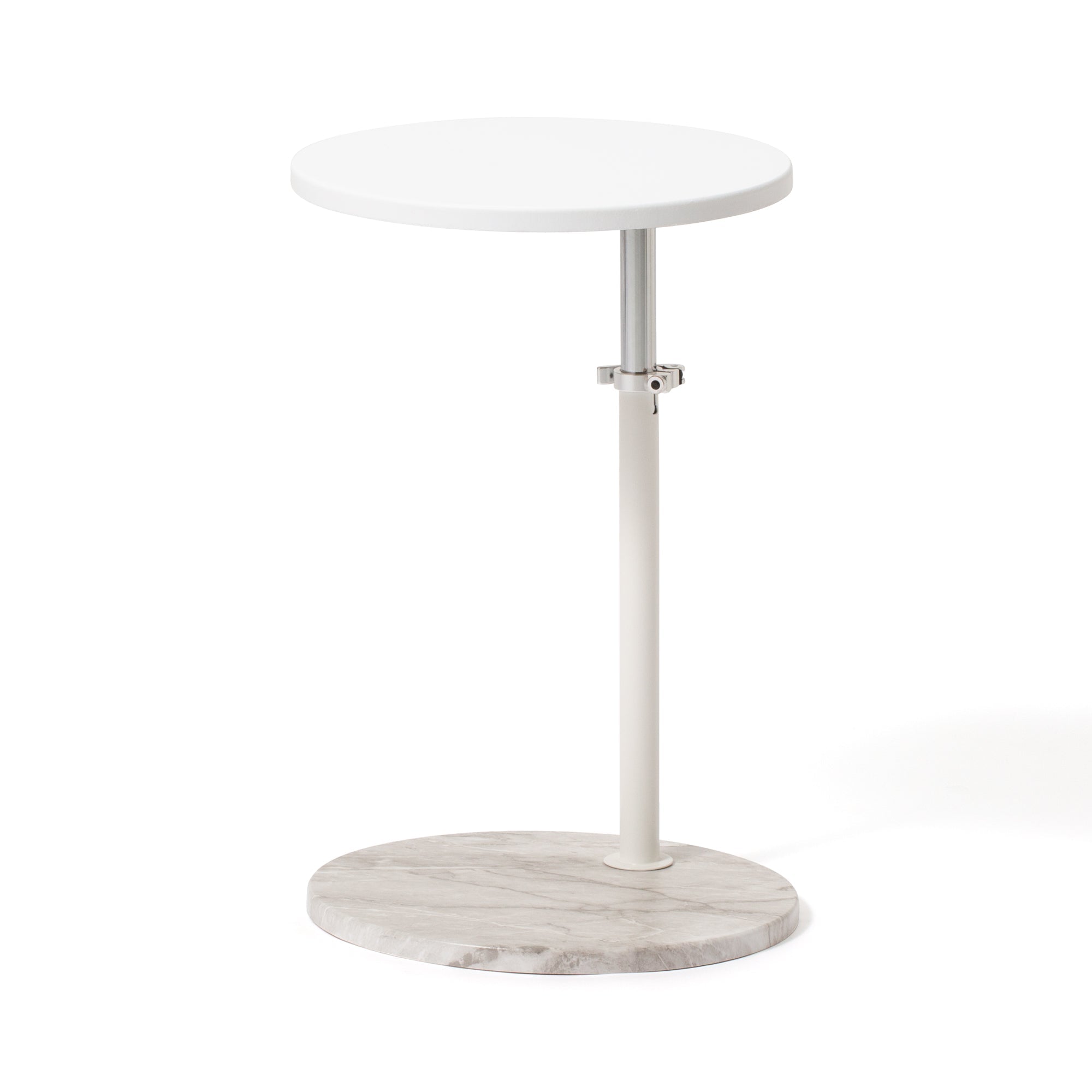MONTEZ SIDE TABLE 2 MARBLE (W350 x D350 x H415-665)