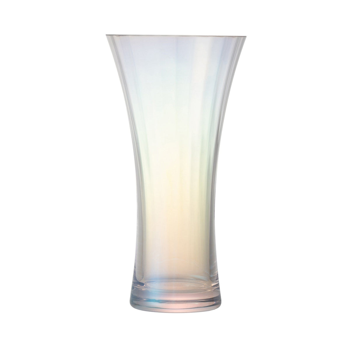 LUSTER FLOWER VASE MEDIUM CLEAR