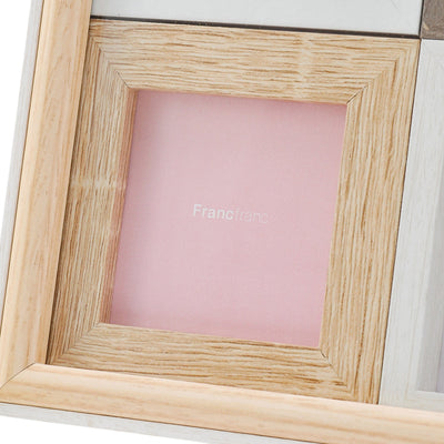 PHOTOFRAME With Clock White